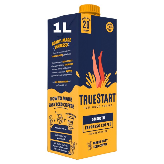 TrueStart Coffee smooth coffee concentrate 1L - British product