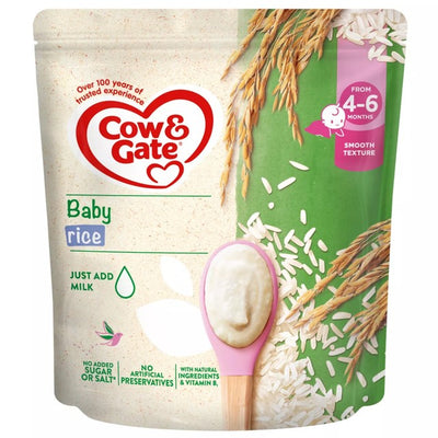 M&S Cow & Gate Baby Rice Cereal 4-6+ Months 100g - اشترِ عبر الإنترنت من McGrocer