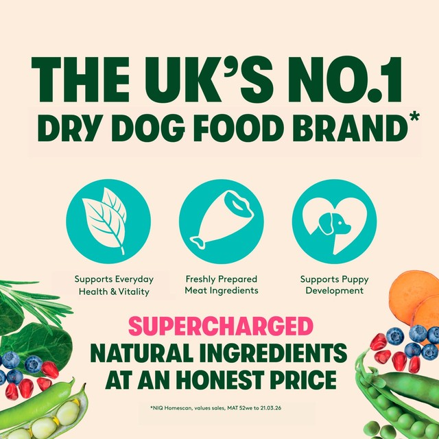 Harringtons puppy grain free dry dog food with chicken 1.7kg, UK version