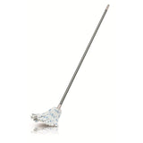 Addis cloth mop with 3-piece handle in metallic white blue - British product