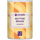 Ocado butter beans in water 400g, imported from the UK