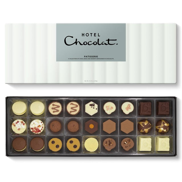 Hotel Chocolat Patisserie Sleekster chocolate box 350g, imported from the UK