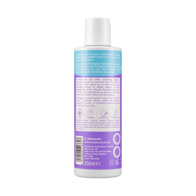 Clean Curls Super Slip Detangling Conditioner 250ml - British product