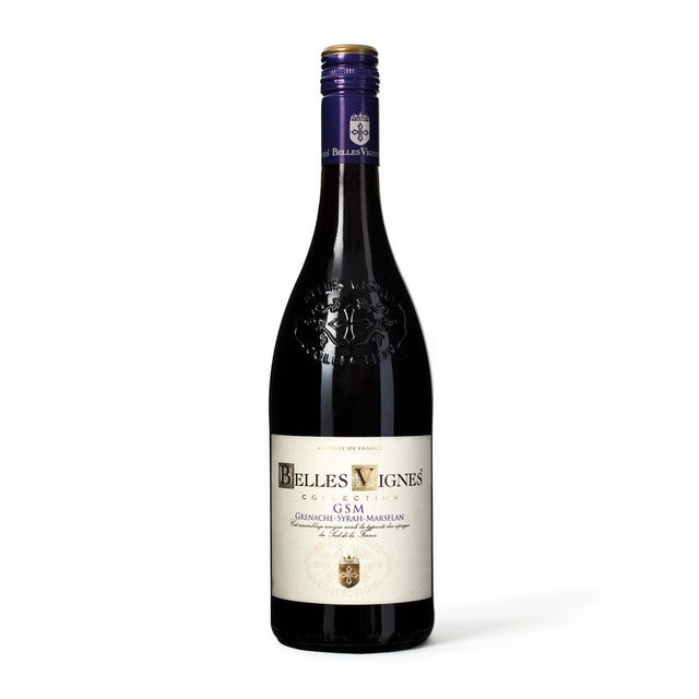 Belles Vignes Grenache Syrah Marselan Red Wine 75cl - British product