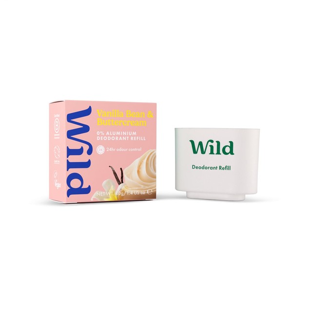 Wild Vanilla Buttercream deodorant refill (British brand)