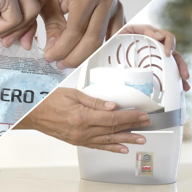 Unibond AERO 360 moisture absorber neutral refill tab 2 x 450g (British brand)