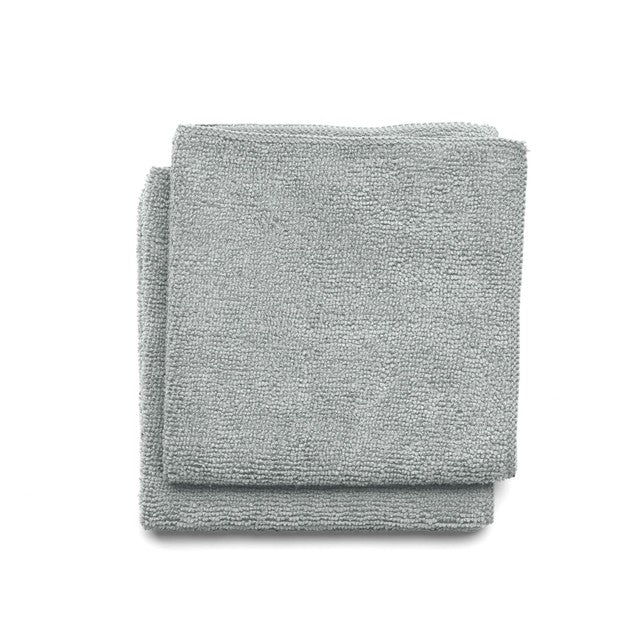 Brabantia microfibre dish cloths mid grey set of 2 - British product
