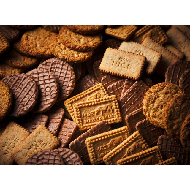 M&S Oat Crunch rolled oat biscuits 300g, imported from the UK