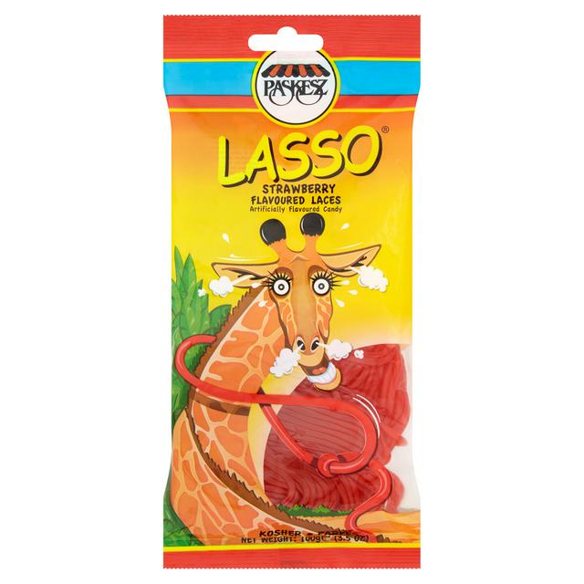 Strawberry Flavoured Candy Laces 100g