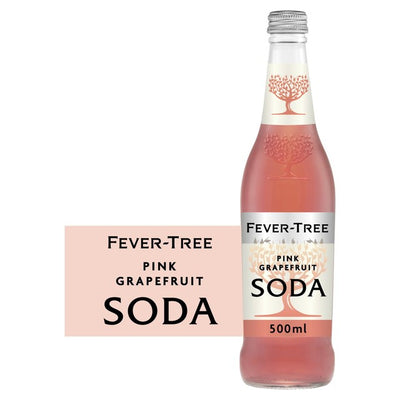 Fever-Tree Rosa Grapefrukt Sodavann Smaksatt Kullsyreholdig Brus 500ml