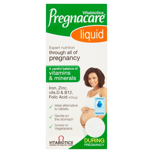 Vitabiotics Pregnacare pregnancy vitamin liquid 200ml (British brand)