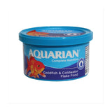 Aquarian goldfish food flakes 25g - British product