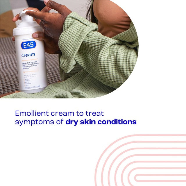 E45 moisturiser body cream 500g - British product