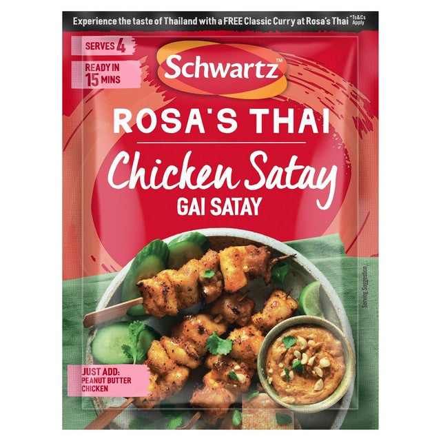 Schwartz Thai Chicken Satay seasoning mix 30g (British brand)
