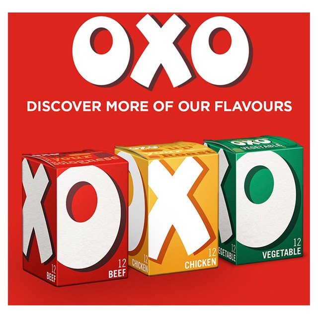Oxo Beef Stock Cubes 142g Pack, imported from the UK