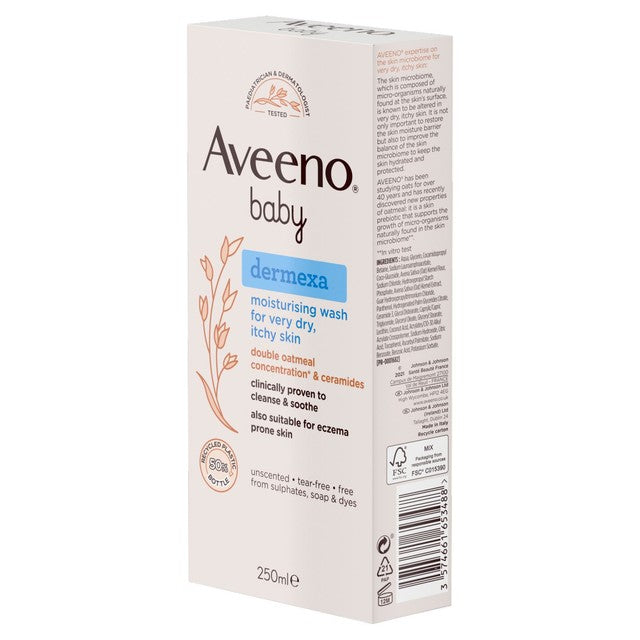 Aveeno Baby Dermexa Moisturising Wash 250ml - British product