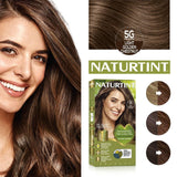 Naturtint hair colour gel Light Golden Chestnut 5G, imported from the UK