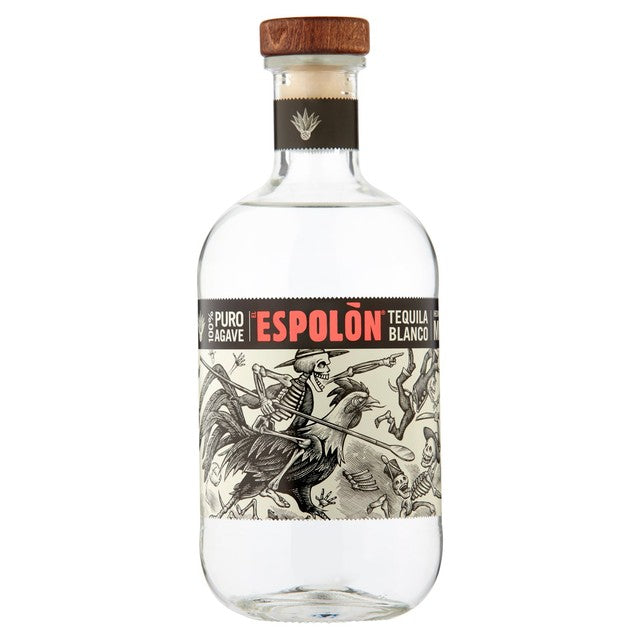 Espolon Blanco tequila 70cl - British product