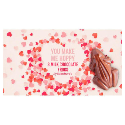 Sainsburys Milk Chocolate Frogs, Pack of 3, 45g Total- Buy online at McGrocer