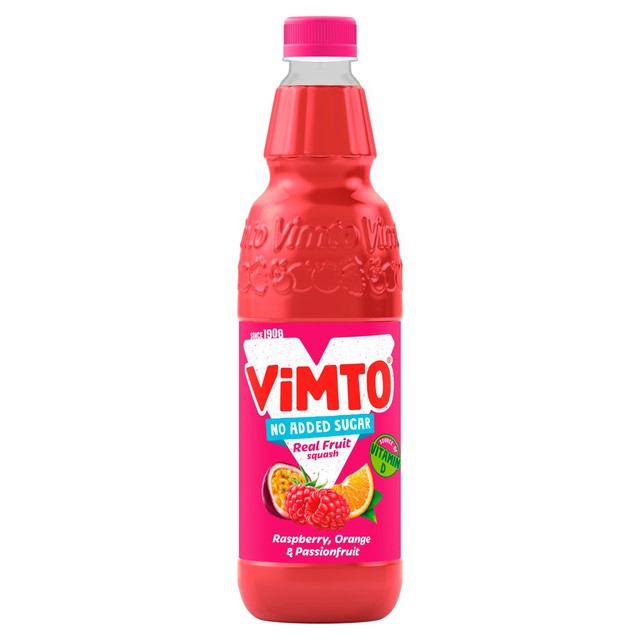 Vimto Remix Raspberry Orange Passionfruit Squash 1L (British brand)