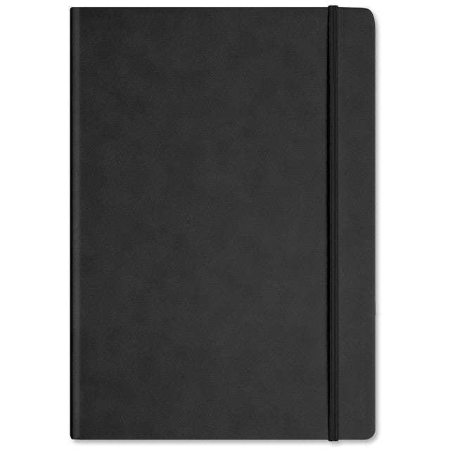 Sinclairs Silvine A4 Executive Notebook in black (British brand)