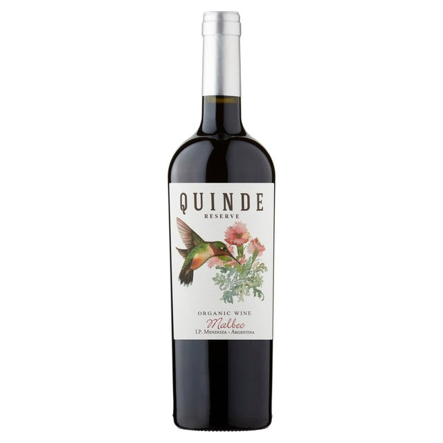Bodegas Vinecol Quinde Organic Malbec red wine 75cl - British product