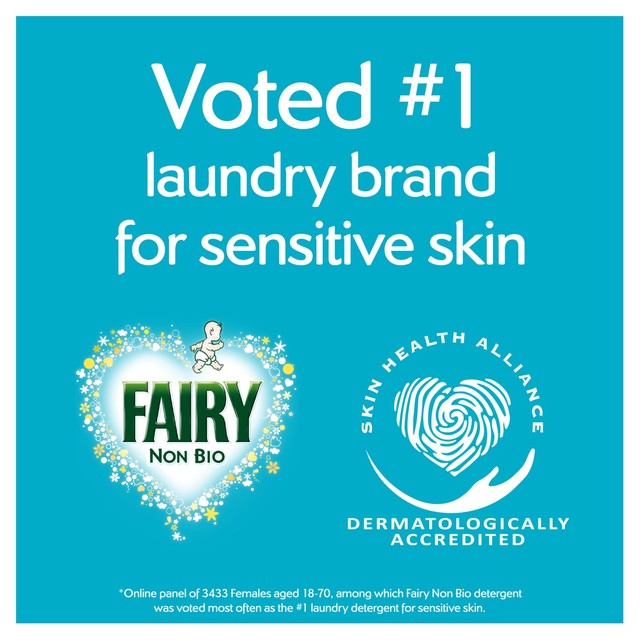 Fairy Non Bio Washing Liquid for Sensitive Skin 1.55L - British product
