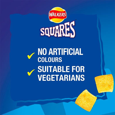 M&S Walkers Squares Blandede smaker Potetsnacks Flerpakning 6 x 22 g - Kjøp online hos McGrocer