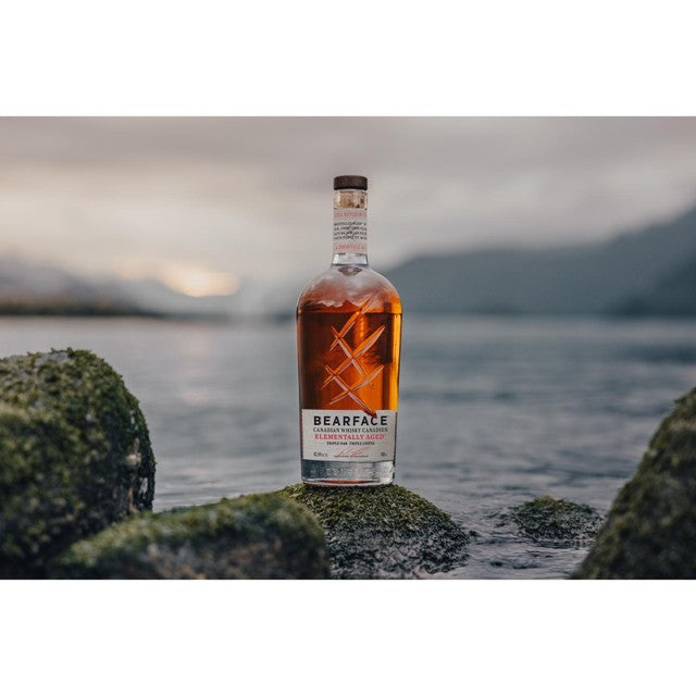 Bearface Triple Oak Elementally Aged Canadian Whisky 70cl - British product