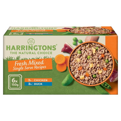 Harringtons Grain Free Mixed Selection Wet Dog Food 6 x 150g