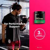 Optimum Nutrition Fruit Punch Flavoured Creatine Monohydrate Powder 248g, imported from the UK