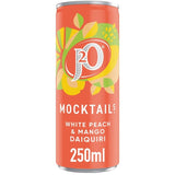 J2O White Peach & Mango Daiquiri Mocktail 250ml, UK version