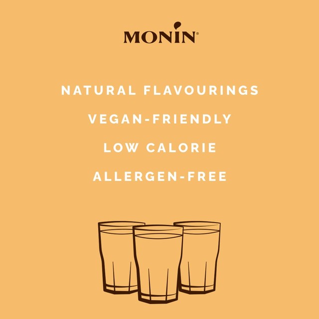 Monin Salted Caramel No Added Sugar syrup 250ml, imported from the UK