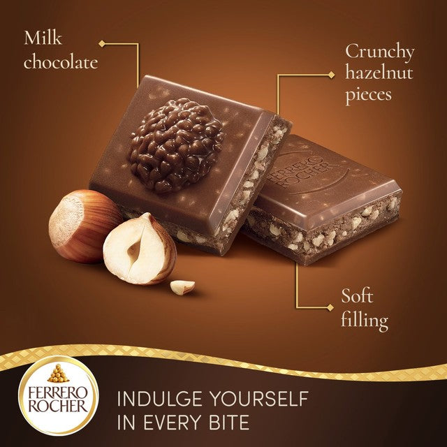 Ferrero Rocher original milk chocolate bar 90g - British product