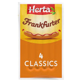 Herta beechwood smoked pork frankfurters 4 pack (British brand)