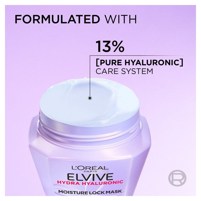 L'Oreal Elvive Hydra Hyaluronic Acid Hair Mask 300ml, UK version