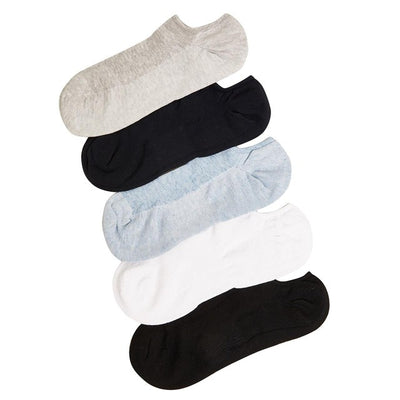 M&S M&S Collection Women's Ultimate Comfort Trainer Liners White Mix 3-5 Trainer Socks- Buy online at McGrocer