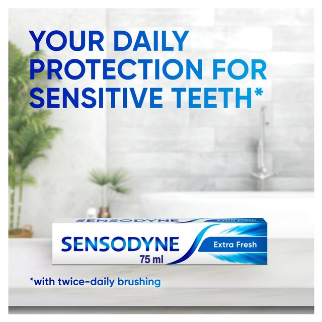 Sensodyne toothpaste Extra Fresh 75ml (British brand)