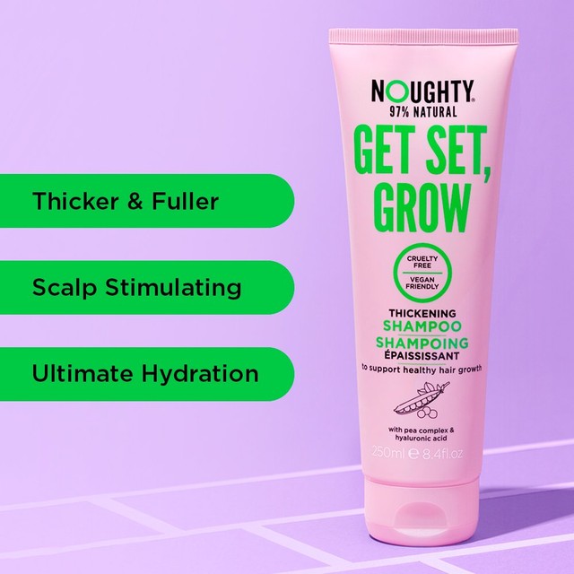 Noughty Get Set Grow Shampoo 250ml, imported from the UK