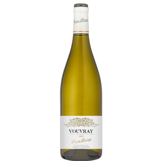 Pierre Brevin Vouvray white wine 75cl, imported from the UK