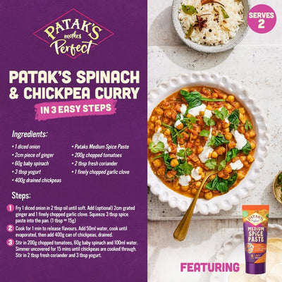 Patak's Medium Curry Spice Paste 135g