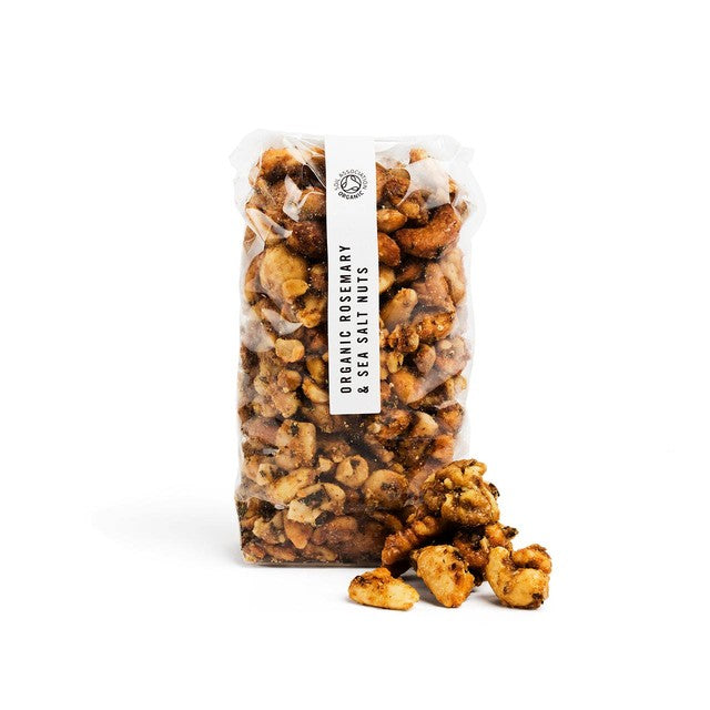 Daylesford Organic rosemary and salted mixed nuts 200g - British product