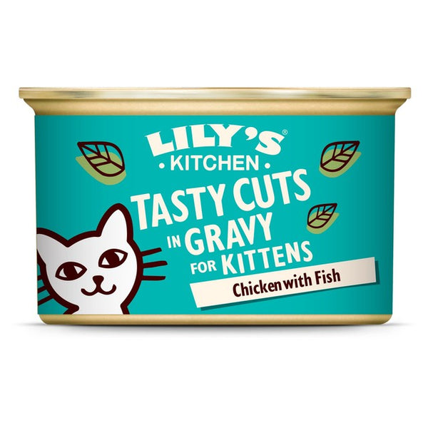 Chicken and Ocean Fish Cuts in Gravy for Kittens 85g