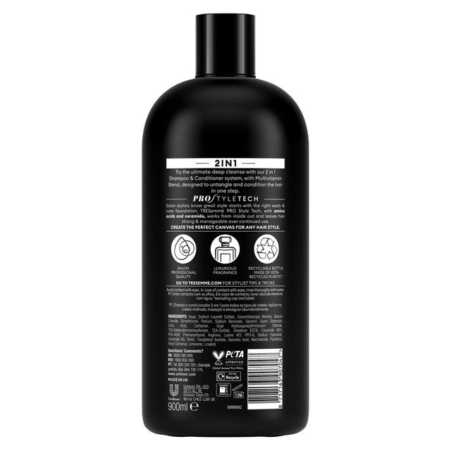 TRESemme 2 in 1 shampoo and conditioner 900ml (British brand)