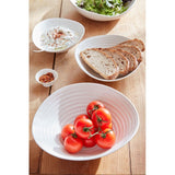 Portmeirion white porcelain salad bowl 33cm (British brand)
