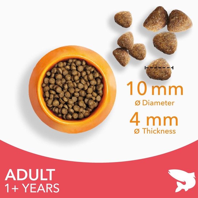 IAMS Adult Dry Cat Food Salmon 3kg, UK version