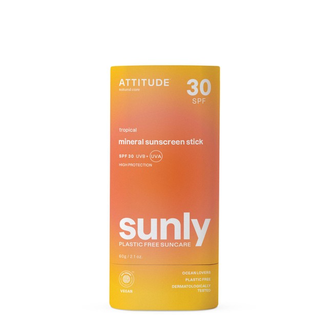Attitude sunscreen stick tropical 60g - British product