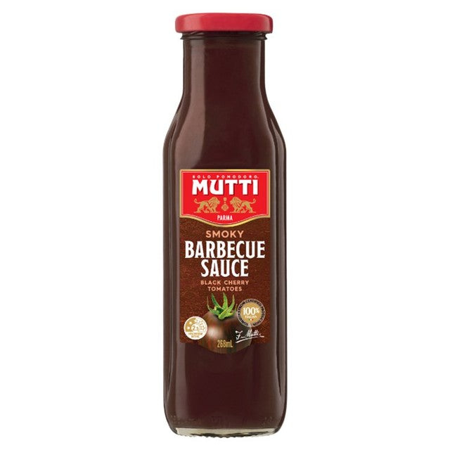 Mutti black cherry tomato smoky BBQ sauce 300g, imported from the UK