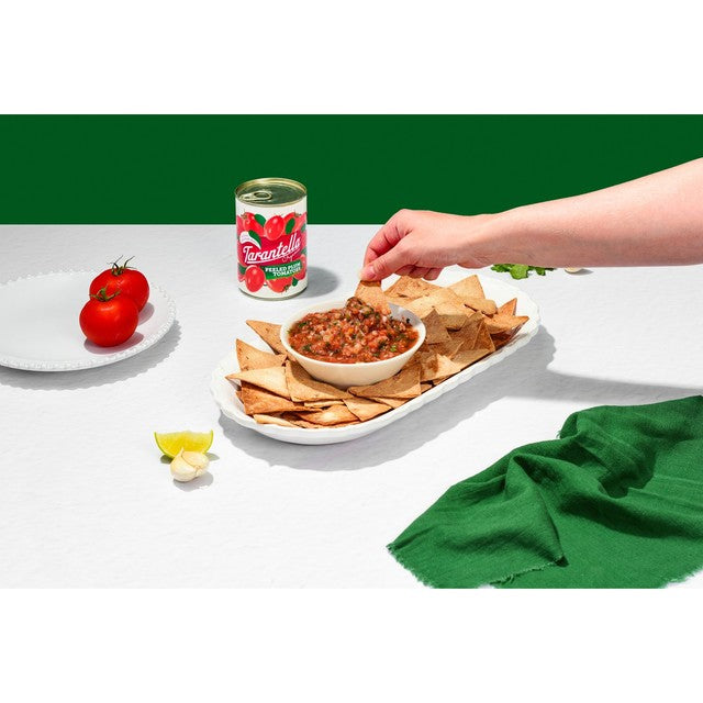 Tarantella Organic peeled plum tomatoes in tomato juice 400g (British brand)