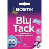 Bostik Blu Tack Pink adhesive putty 45g - British product
